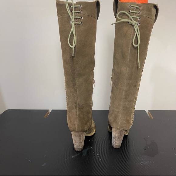 Sbicca Gusto Tan Suede Tall Boots Size 6 - Picture 13 of 16